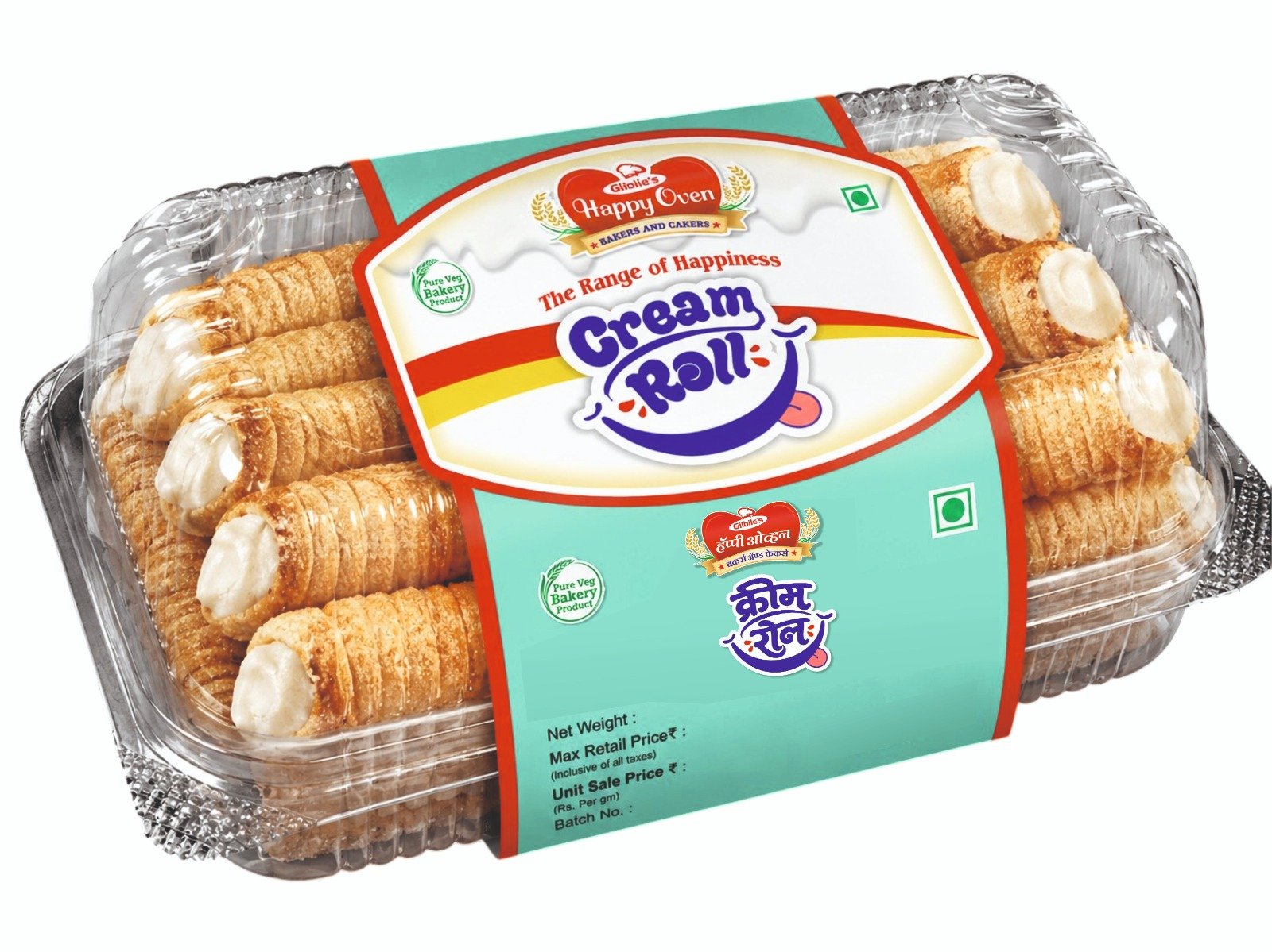 Cream Roll 6 Pcs Big