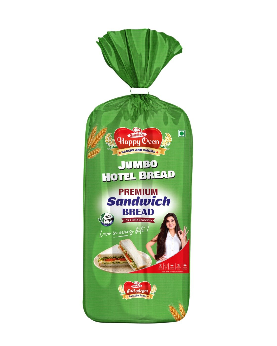 Jumbo Hotel Sandwich Bread 1000 gm
